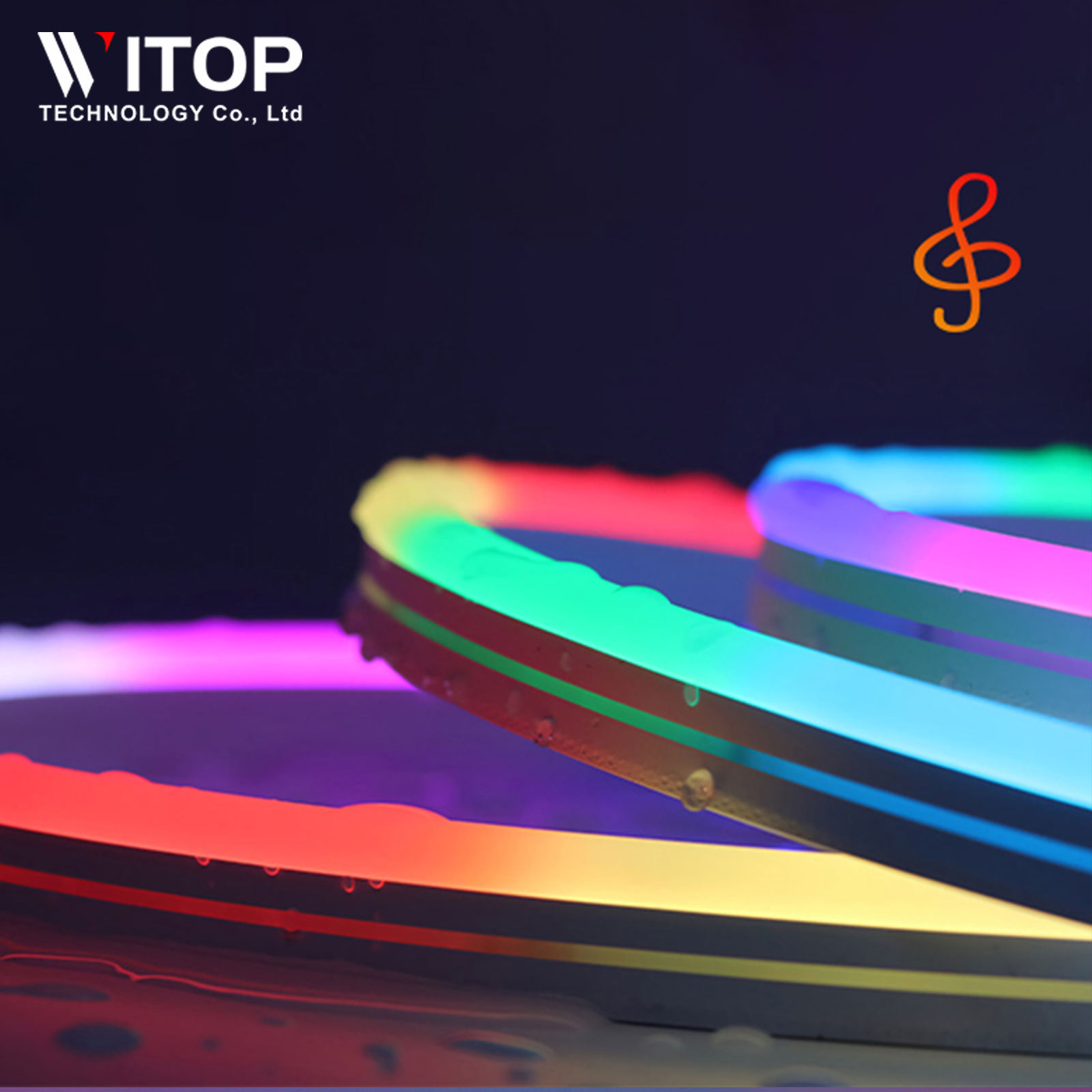 Witop 0613 Neon Kit - 24V Smart LED Rope Light with Music Sync App Control
